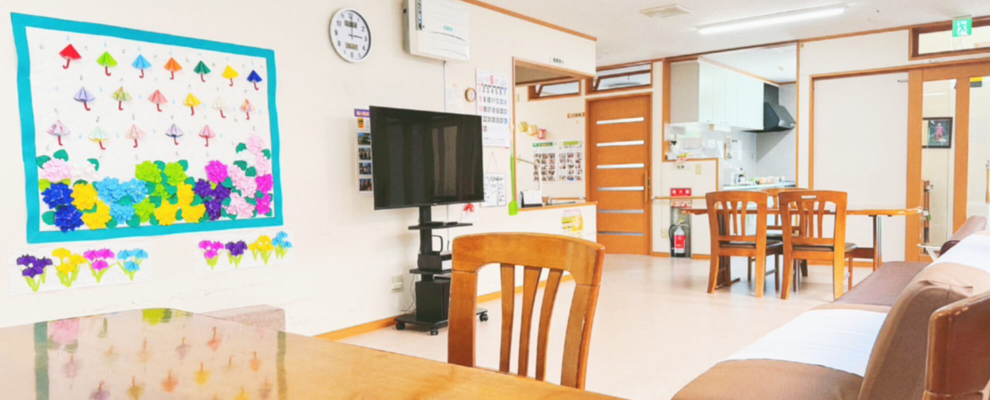 福祉施設の内部の様子